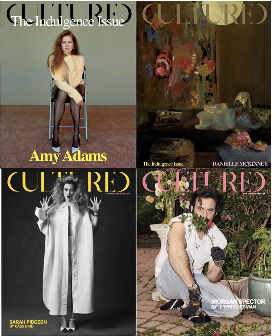 CULTURED Magazine Launches Summer "Indulgence" Issue and Unveils Hamptons Issue Covers